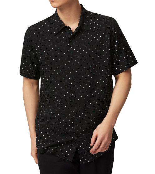 Mercedes-Benz AMG Petronas F1 MAPF1 FW Polka Dot Men's Shirt Polka Dot Short Sleeve Shirt 701222323 001 Black