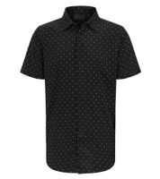 Chemise homme Mercedes-Benz AMG Petronas F1 MAPF1 FW Polka Dot chemise à manches courtes à pois 701222323 001 noir