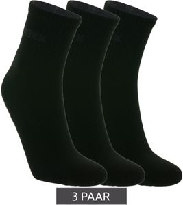 3 Paar MEXX Quarter-Socken mit Logo-Details Baumwoll-Strümpfe Sneaker-Socken SS2305999U 193911 Schwarz