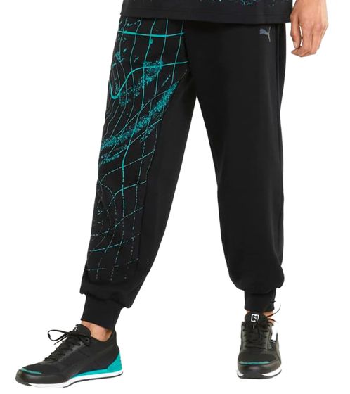 PUMA FD MAPF1 Mercedes-AMG PETRONAS Pantalon de survêtement pour homme Statement Motorsports Pants Jogger 534001 01 Noir