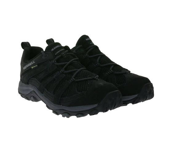 Merrell Alverstone 2 GTX Zapatillas de senderismo para hombre, calzado outdoor Gore-Tex impermeable con plantilla extraíble J036899 Negro