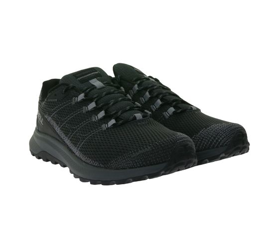 MERRELL Fly Strike Gore-Tex Herren Lauf-Schuhe nachhaltige Trailrunning-Schuhe wasserdichte GTX Sneaker J067253 Schwarz