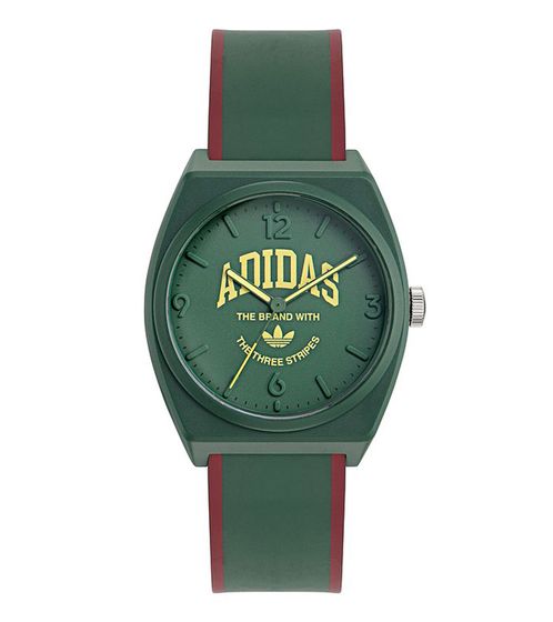 Orologio adidas Retro Wave Two con bracciale e orologio al quarzo con resistenza all'acqua 5 ATM AOST24073 verde