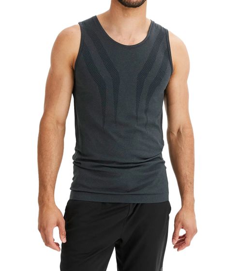 Débardeur sportif pour hommes, chemise musculaire fonctionnelle à séchage rapide, coupe slim 974860 gris