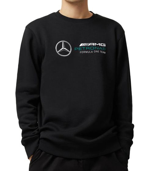 Mercedes-Benz AMG Petronas F1 men's round neck sweatshirt Formula 1 sweater 701222280 001 black