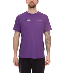Mercedes-Benz AMG Petronas F1 MAPF1 FW George Russell Herren Basic T-Shirt mit LH44-Print Alltags-Shirt 701222303 001 Lila Mercedes-Benz AMG Petronas F1 MAPF1 FW George Russell Herren Basic T-Shirt mit LH44-Print Alltags-Shirt 701222303 001 Lila
