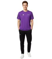 Camiseta básica para hombre con estampado LH44 de Mercedes-Benz AMG Petronas F1 MAPF1 FW George Russell Everyday Shirt 701222303 001 Morado