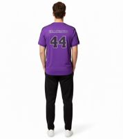 Camiseta básica para hombre con estampado LH44 de Mercedes-Benz AMG Petronas F1 MAPF1 FW George Russell Everyday Shirt 701222303 001 Morado