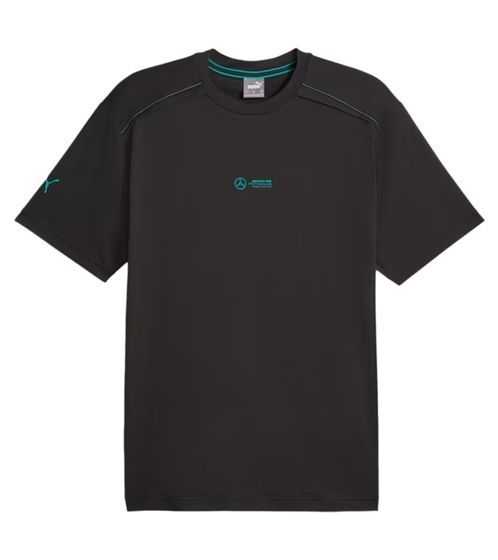 Puma X Mercedes-Benz AMG Petronas F1 Cloudspun Herren T-Shirt mit Logo-Schriftzug 621135 01 Schwarz