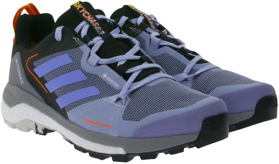 Chaussures d'extérieur multifonctions adidas TERREX SKYCHASER 2 GTX pour hommes avec amorti BOOST et GORE-TEX HR1286 Gris/Bleu/Noir