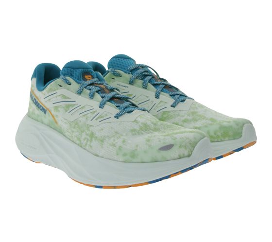 SALOMON Aero Glide 2 Scarpe da corsa da uomo con energyFOAM Sneakers Scarpe da jogging 475243 Bianco/Verde/Blu