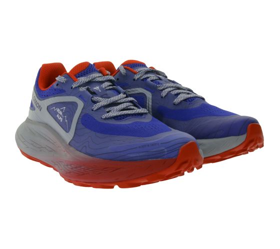 SALOMON Gilde Max TR Run the Alps Trailrunning-Schuhe mit energyFOAM Sneaker Lauf-Schuhe 473856 Grau/Blau/Rot