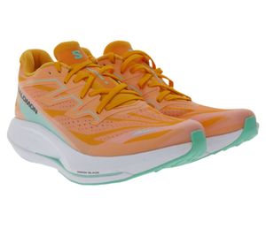 SALOMON Phantasm 2 Damen Lauf-Schuhe mit energyFOAM, energyBlade und ContaGrip Sneaker Jogging-Schuhe 473833 Orange/Türkis/Weiß