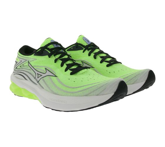 Chaussures de jogging pour hommes MIZUNO Wave Skyrise 5 Chaussures de course avec Enerzy Core J1GC240952 Jaune/Blanc/Noir