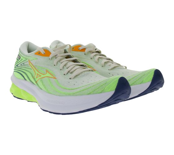 MIZUNO Wave Skyrise 5 Scarpe da Jogging da Donna Scarpe da Corsa con Enerzy Core J1GD240972 Giallo/Bianco/Nero