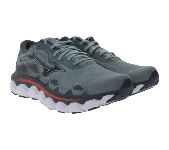 Mizuno Wave Horizon 7 Scarpe da corsa da uomo con schiuma Enerzy Scarpe sportive J1GC242601 Grigio/Nero/Rosso