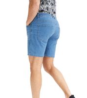 leichte Herren Jeans-Shorts Loose-Fit Denim-Bermuda mit Bequembund kurze Hose aus Bio-Baumwolle in Dunkel-Blau oder Hell-Blau leichte Herren Jeans-Shorts Loose-Fit Denim-Bermuda mit Bequembund kurze Hose aus Bio-Baumwolle in Dunkel-Blau oder Hell-Blau