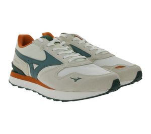 MIZUNO CITY Damen und Herren Lauf-Schuhe Alltags-Schuhe Freizeit-Sneaker D1GA235211 Beige/Grün/Weiß