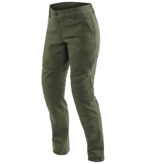 Pantaloni da moto DAINESE Chinos Lady Tex da donna con protezioni Pro-Shape 2.0 Pantaloni da moto Chino Motorsport 202755145 Verde