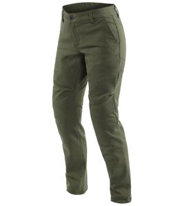 DAINESE Chinos Lady Tex women's motorcycle pants with Pro-Shape 2.0 protectors Motorcycle Chino Motorsport Pants 202755145 Green