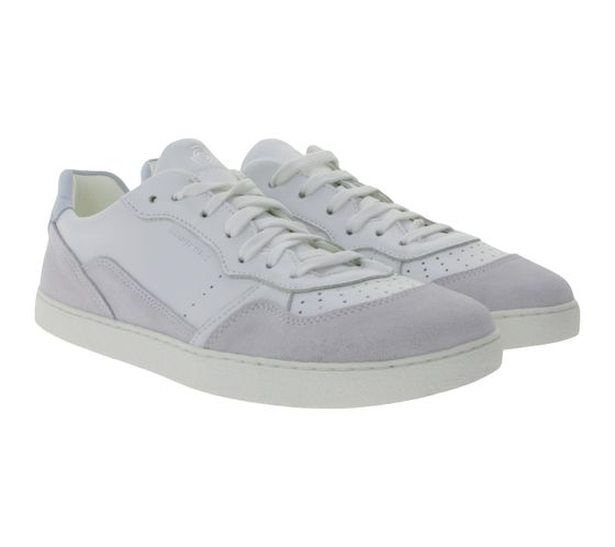 GROUNDIES Barefoot Shoes Nova Sneakers basse da donna con suola TrueSense GS1 Scarpe con lacci GND-120112-15-H Bianco/Grigio