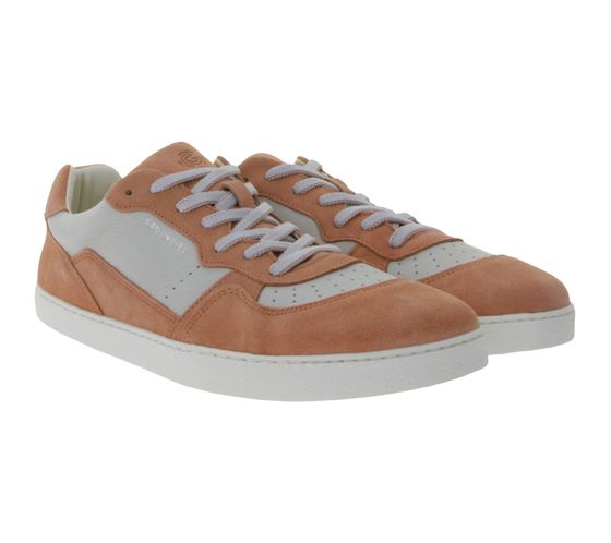 GROUNDIES Barfussschuhe Nova Special Damen Low-Top Sneaker mit TrueSense GS1 Sohle Schnür-Schuhe GND-120112-34 Rosa/Weiß