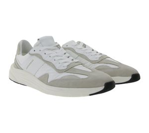 Zapatillas descalzas GROUNDIES Starlite para mujer y hombre, de caña baja, con suela TrueSense GSP1 y cordones, color blanco y gris, GND-210203-024