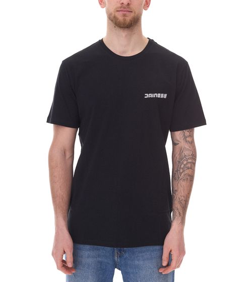 DAINESE Hatch Men's T-Shirt with Large Back Print Cotton Shirt Motorsport 201896855 622 Black/White