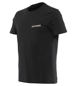 T-shirt DAINESE Hatch pour homme avec grand imprimé dans le dos en coton Motorsport 201896855 622 Noir/Blanc