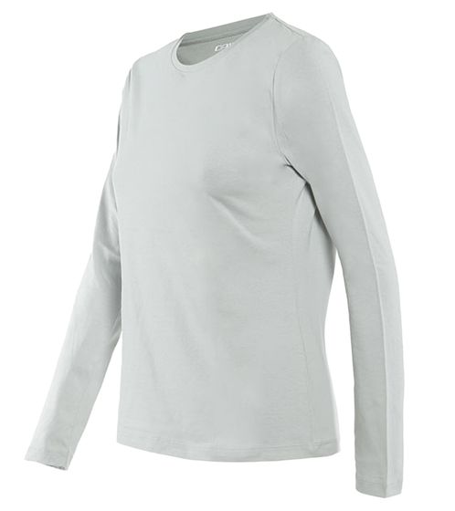 Sweat-shirt à manches longues en coton pour femme DAINESE Paddock Motorsport 202896846 Gris