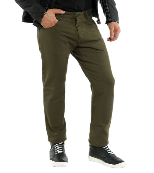 Pantaloni da motociclista DAINESE Casual Regular Tex da uomo con protezioni Pro-Shape 2.0 Jeans da motociclista Pantaloni da motorsport 201755148 118 Verde oliva