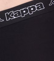 Confezione da 2 boxer da uomo Kappa con scritta del marchio e slip con logo in diversi colori come nero, grigio, antracite e blu