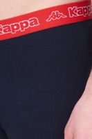 Confezione da 2 boxer da uomo Kappa con scritta del marchio e slip con logo in diversi colori come nero, grigio, antracite e blu