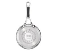 Batterie de cuisine Tefal Classic 7 pièces par Jamie Oliver en acier inoxydable avec échelle de mesure pour tous les types de cuisinières casseroles casseroles E307S7 argent