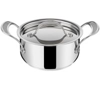 Batterie de cuisine Tefal Classic 7 pièces par Jamie Oliver en acier inoxydable avec échelle de mesure pour tous les types de cuisinières casseroles casseroles E307S7 argent
