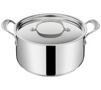 Batterie de cuisine Tefal Classic 7 pièces par Jamie Oliver en acier inoxydable avec échelle de mesure pour tous les types de cuisinières casseroles casseroles E307S7 argent