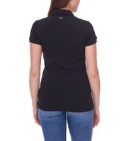 Mercedes-Benz AMG Petronas F1 MAPF1 Classic-Polo Damen Baumwoll-Shirt Polo-Shirt mit Team-Logos Kurzarm-Shirt 701202236 001 Schwarz