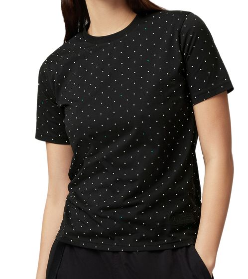 Mercedes-Benz AMG Petronas F1 MAPF POLKA DOT T-shirt da donna in cotone a pois manica corta 701222327 001 Nero