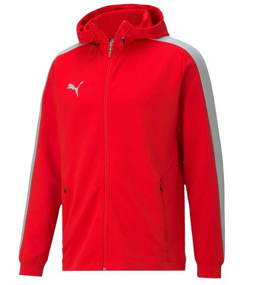 Veste à capuche PUMA Bball Zip Up JKT pour homme Veste de sport Veste de basket-ball 605072 04 Rouge