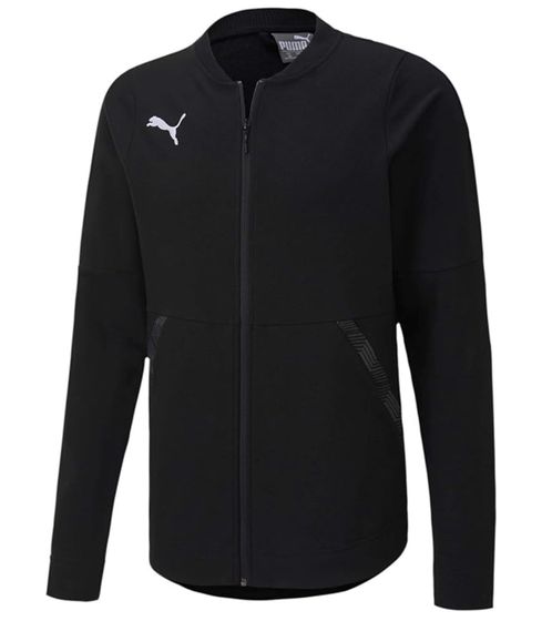 PUMA Men Teamfinal 21 Casuals Jacket Herren Sweat-Jacke Trainings-Jacke Baumwolle 656491 03 Schwarz