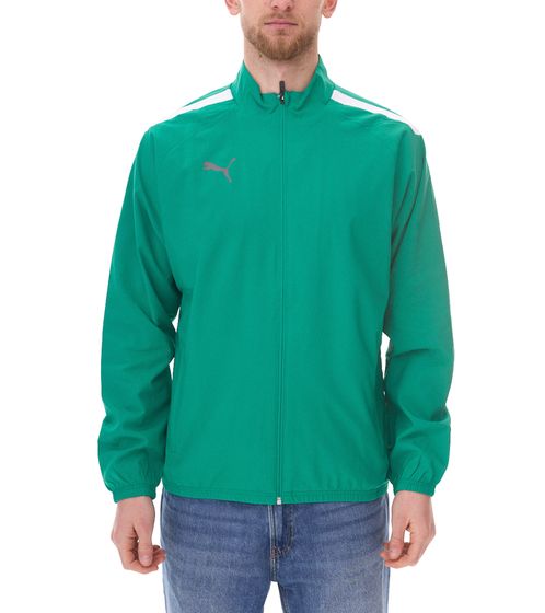 PUMA TeamLIGA Sideline men's training jacket, breathable sports jacket with Drycell technology 657259 05 Green