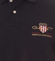 GANT Herren Polo-Shirt Regular Fit Polo-Hemd Baumwoll-Shirt 2002014 in Navy, Schwarz oder Weiß