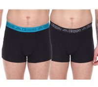 10er Pack Kappa Herren Boxershorts mit Marken Schriftzug und Logo Unterhose in verschiedenen Farben wie Schwarz, Grau, Anthrazit und Blau