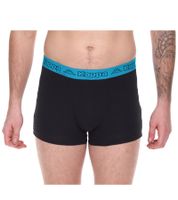 10er Pack Kappa Herren Boxershorts mit Marken Schriftzug und Logo Unterhose in verschiedenen Farben wie Schwarz, Grau, Anthrazit und Blau