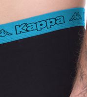 10er Pack Kappa Herren Boxershorts mit Marken Schriftzug und Logo Unterhose in verschiedenen Farben wie Schwarz, Grau, Anthrazit und Blau