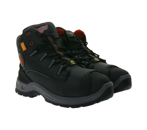 SCARPE RED WING Scarpe antinfortunistiche PetroKing S3 con suola TredMax e sistema ForceGuard stivali da lavoro con tecnologia D30 Factory Second stivali con lacci 3203 Nero