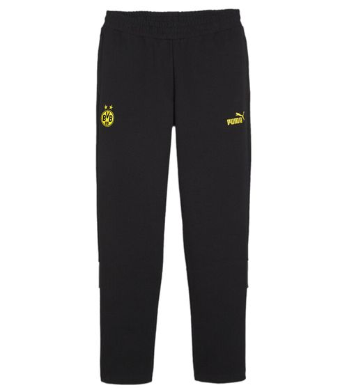 Pantaloni da allenamento PUMA BVB Borussia Dortmund Ftbl Archive da uomo Pantaloni da tuta Sustainable Fanwear 774266 03 Nero