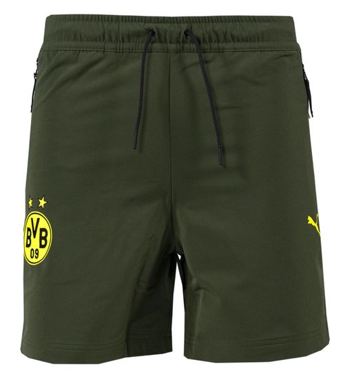 PUMA BVB Tech Shorts 6" Pantaloni da allenamento da uomo Pantaloncini sportivi da calcio Bermuda con DryCell 778795 10 Verde