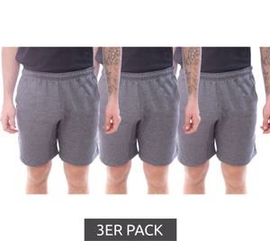 Pack de 3 pantalones cortos NIKE Park 20 Fleece para hombre, pantalones cortos de algodón, pantalones deportivos, pantalones cortos de fitness, gris CW6910-071