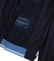 PAUL & SHARK Herren Outdoor-Jacke mit Stehkragen Übergangs-Jacke mit farblichen Akzenten SAVE THE SEA-Kollektion 24412611 013 Blau